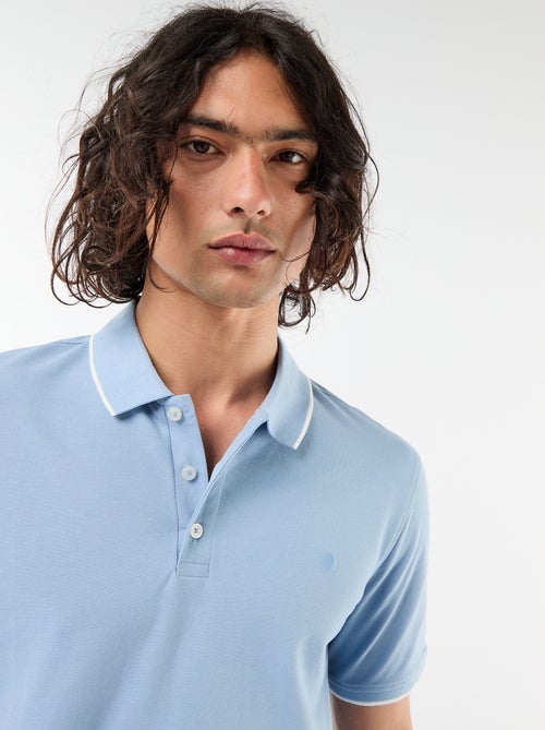 Polo de piqué de algodón - Kiabi