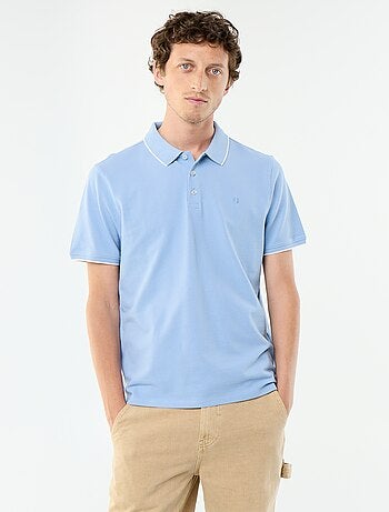 Polo de piqué de algodón