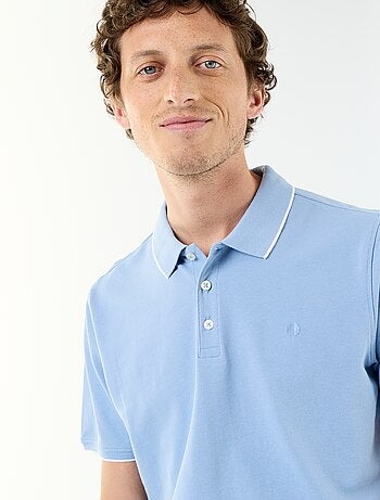 Polo de piqué de algodón