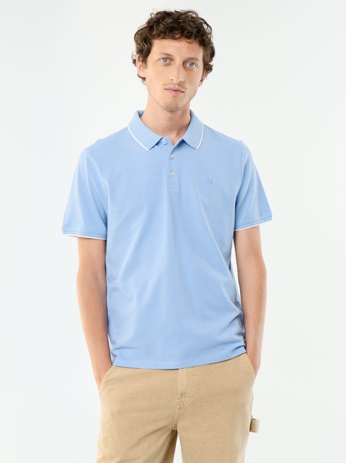 Polo de piqué de algodón - Kiabi