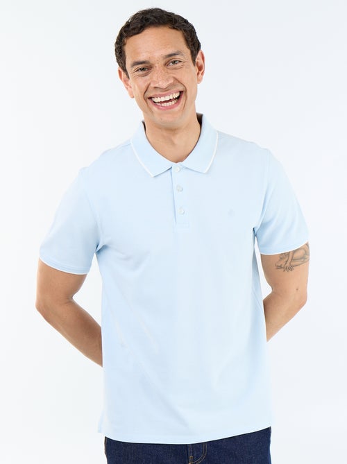 Polo de piqué de algodón - Kiabi