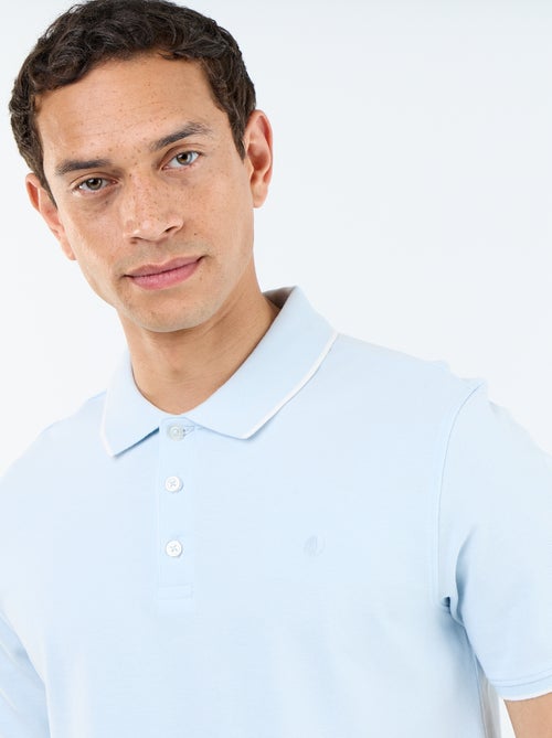 Polo de piqué de algodón - Kiabi