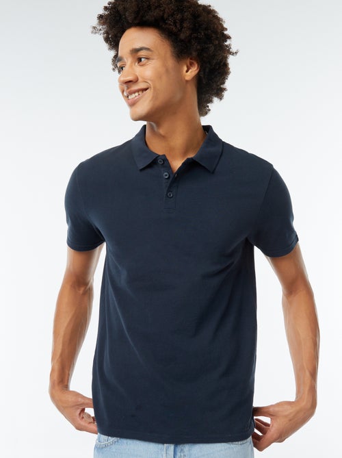 Polo de piqué de algodón - Kiabi