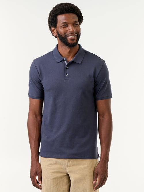 Polo de piqué de algodón - Kiabi