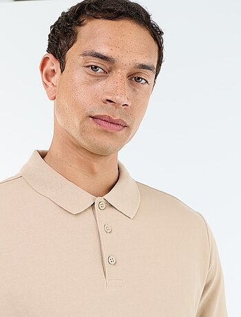 Polo de piqué de algodón