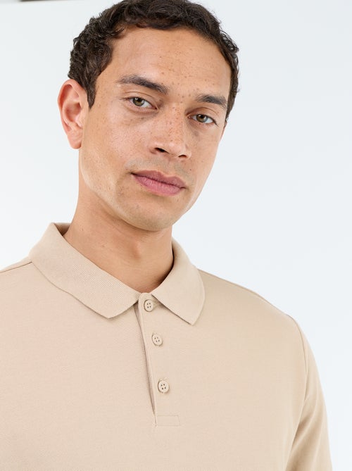 Polo de piqué de algodón - Kiabi