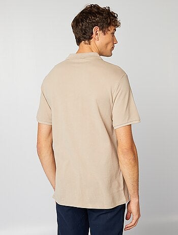 Polo de piqué de algodón