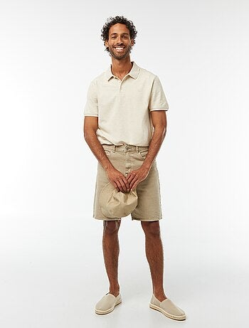 Polo de piqué de algodón