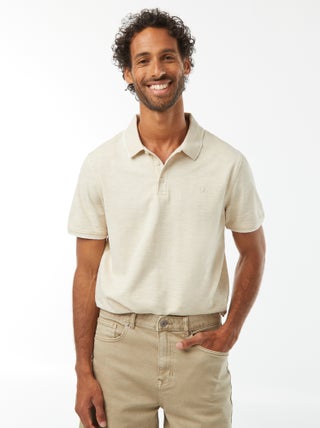 Polo de piqué de algodón