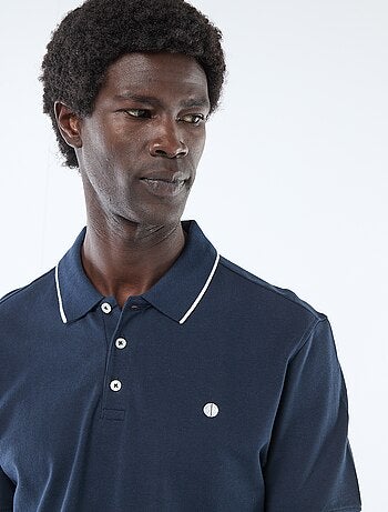 Polo de piqué de algodón