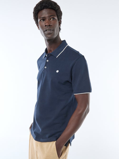 Polo de piqué de algodón - Kiabi