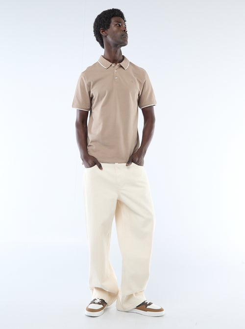 Polo de piqué de algodón - Kiabi