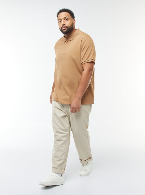 Polo de piqué de algodón - Kiabi