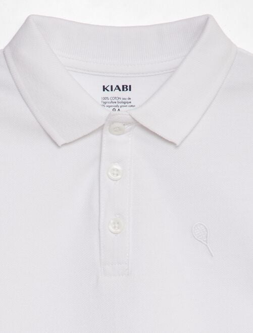 Kiabi polo cheap blanco niño