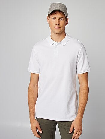Polo de piqué de algodón