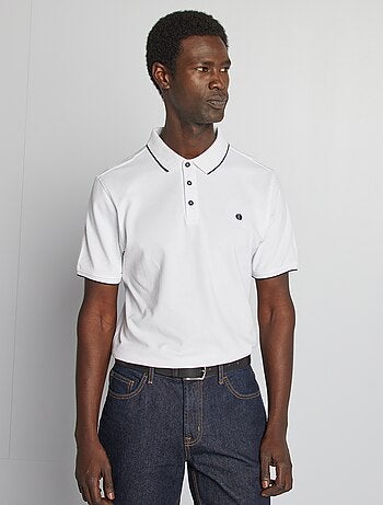 Polo de piqué de algodón