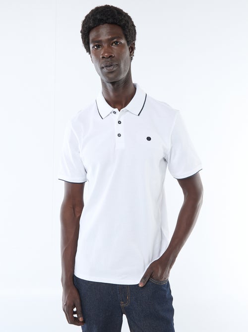 Polo de piqué de algodón - Kiabi