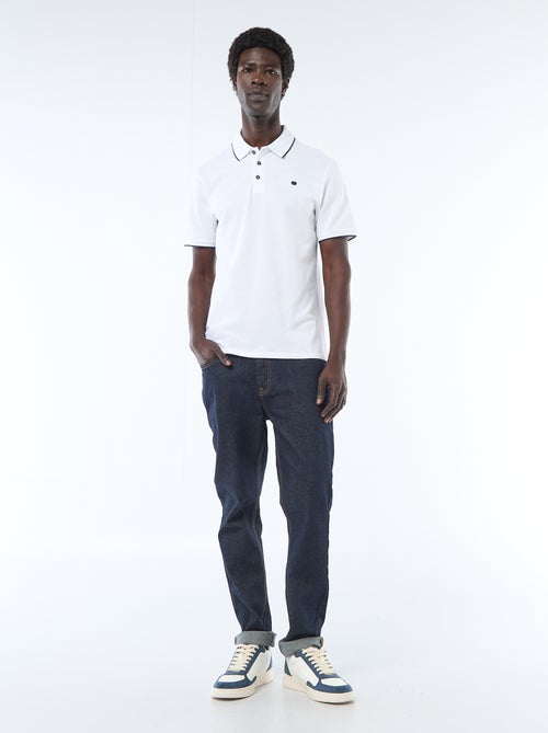 Polo de piqué de algodón - Kiabi