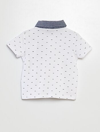 Polo de piqué de algodón