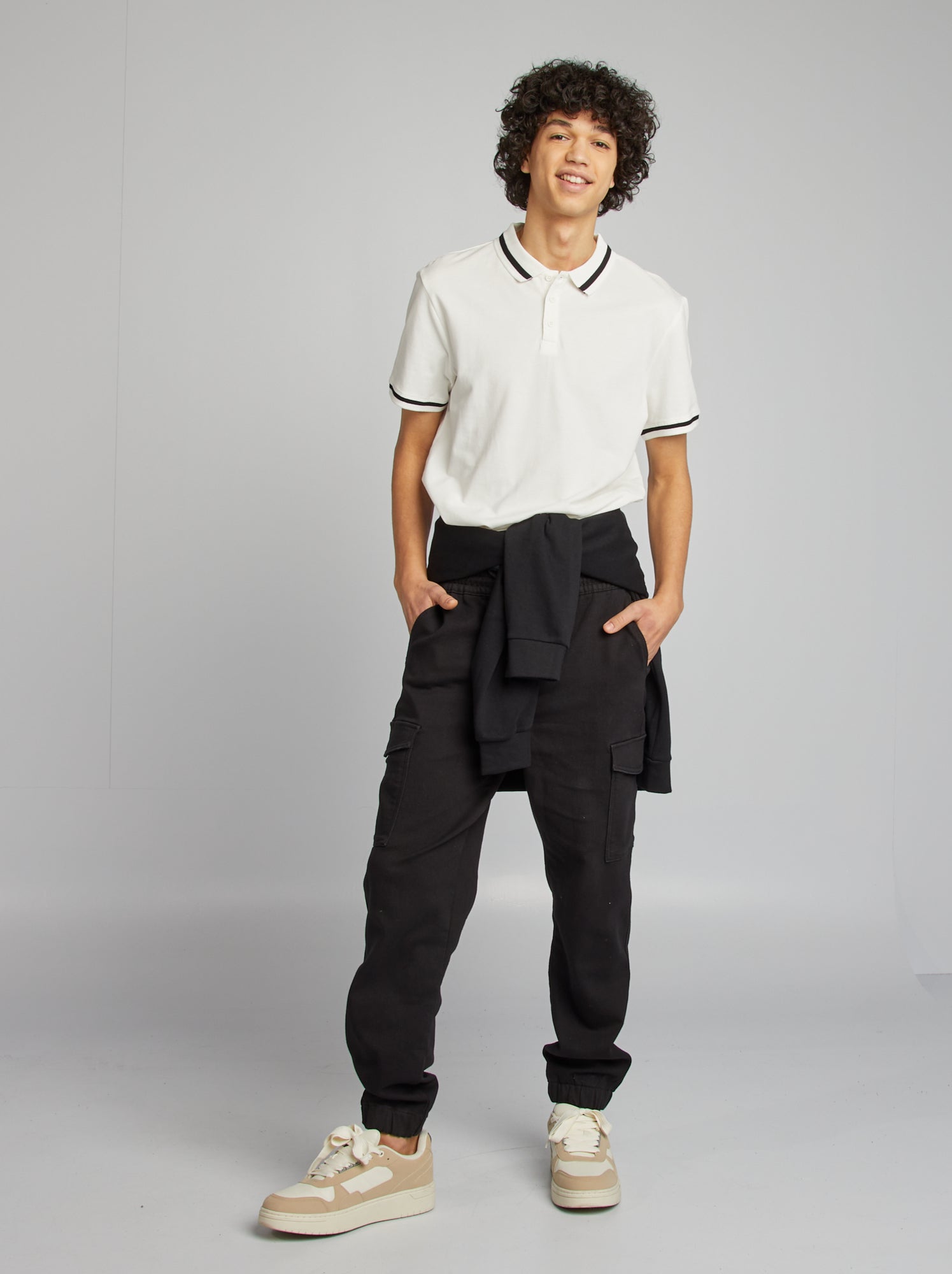 Kiabi polo blanco niño outlet