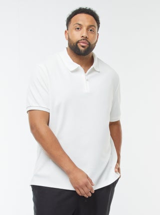 Polo de piqué de algodón