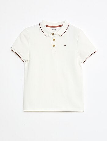 Polo de piqué de algodón
