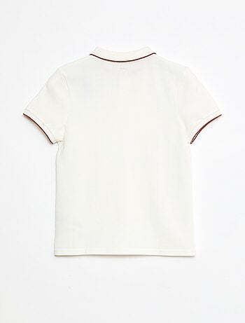 Polo de piqué de algodón