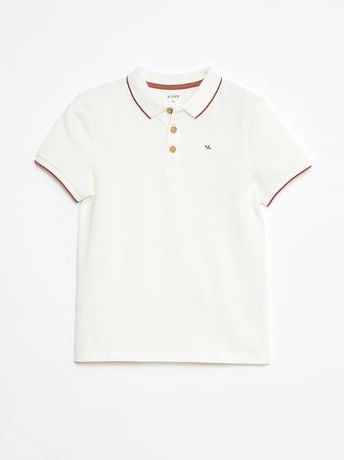 Polo de piqué de algodón - Kiabi