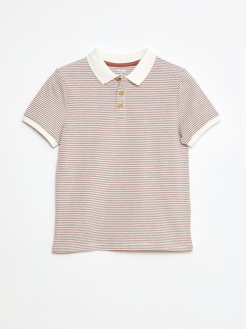 Polo de piqué de algodón - Kiabi