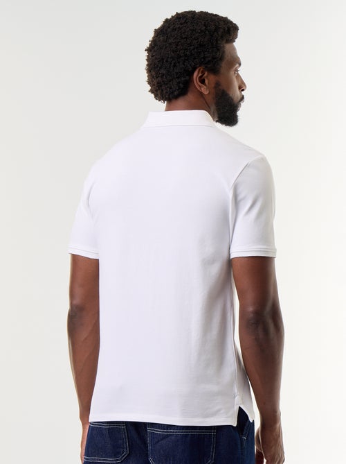 Polo de piqué de algodón - Kiabi