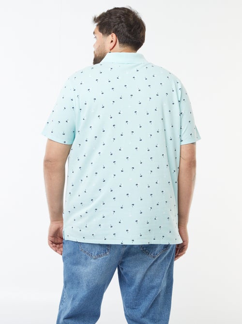 Polo de piqué de algodón de manga corta - Kiabi