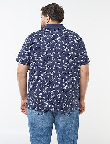 Polo de piqué de algodón de manga corta