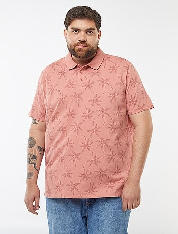 Polo de piqué de algodón de manga corta