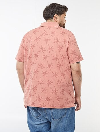 Polo de piqué de algodón de manga corta