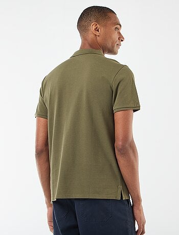 Polo de piqué de algodón