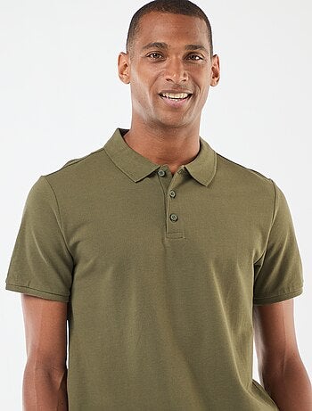 Polo de piqué de algodón