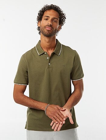 Polo de piqué de algodón