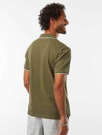 Polo de piqué de algodón