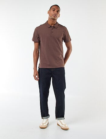 Polo de piqué de algodón