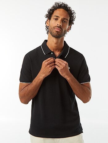 Polo de piqué de algodón