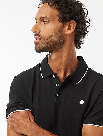 Polo de piqué de algodón