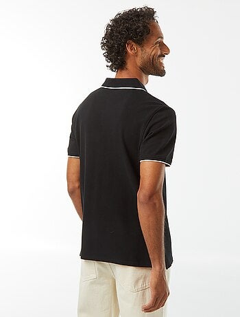 Polo de piqué de algodón