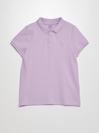 Polo de piqué de algodón