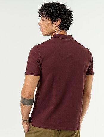 Polo de piqué de algodón
