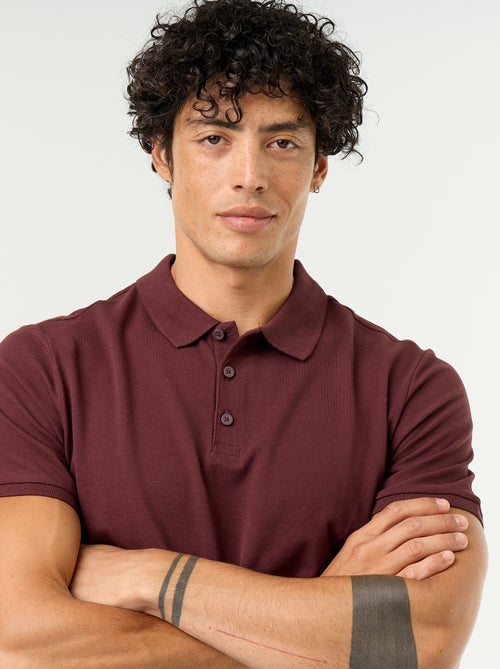 Polo de piqué de algodón - Kiabi Polo de piqué de algodón - Kiabi