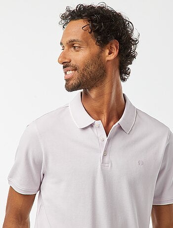 Polo de piqué de algodón
