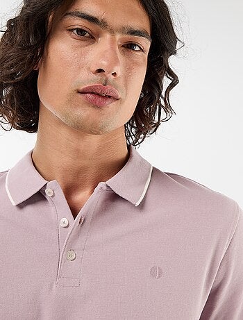 Polo de piqué de algodón