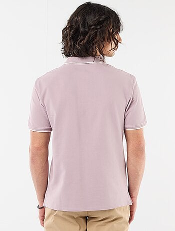 Polo de piqué de algodón
