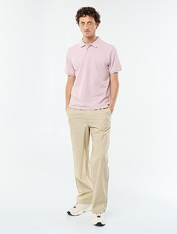Polo de piqué de algodón