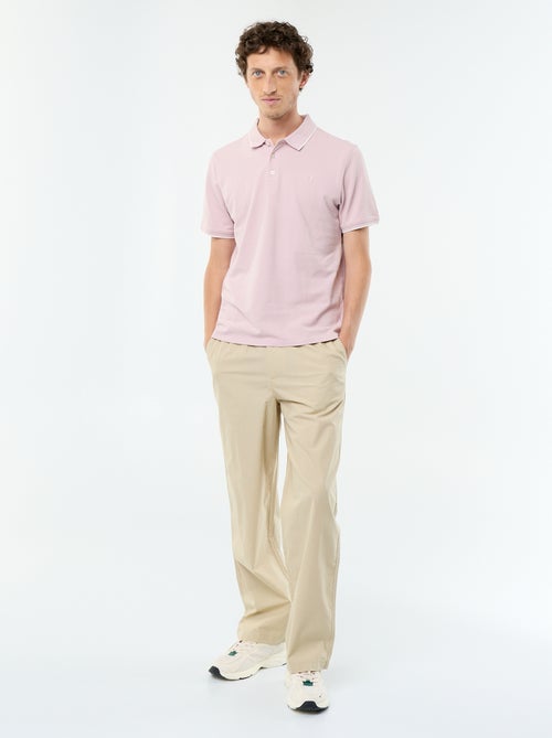 Polo de piqué de algodón - Kiabi